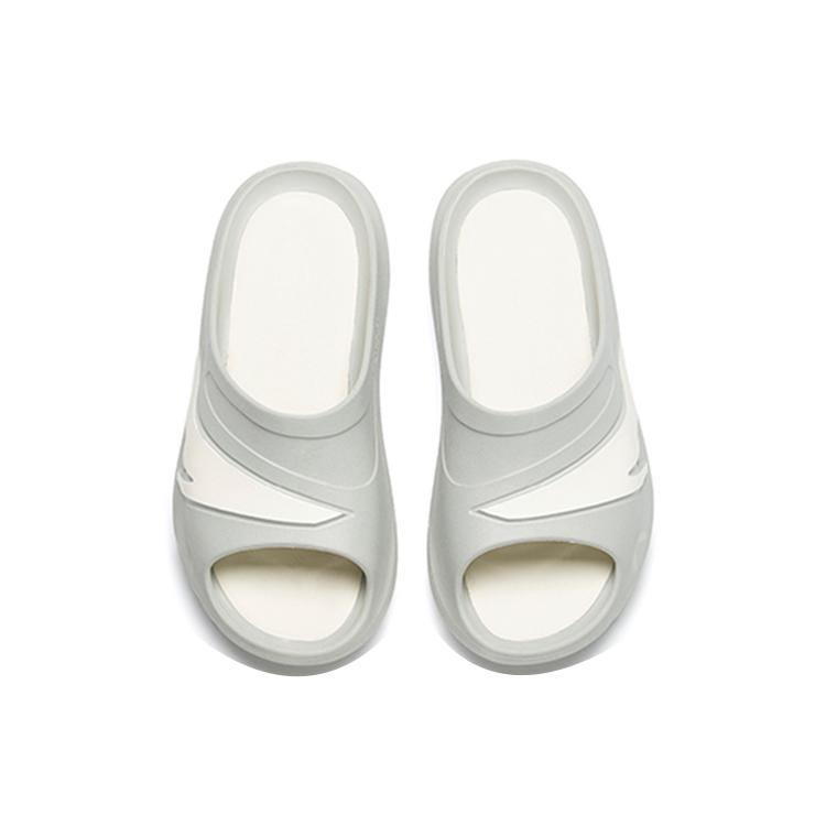 New Anta C37 Series Slide Slippers Men's Gray White 912226992-3
