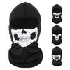 Skull Print Bicycle Balaclava Windproof Anti-UV Motorcycle Full Face Mask Full Face Design Neck Warmer Full Face Mask