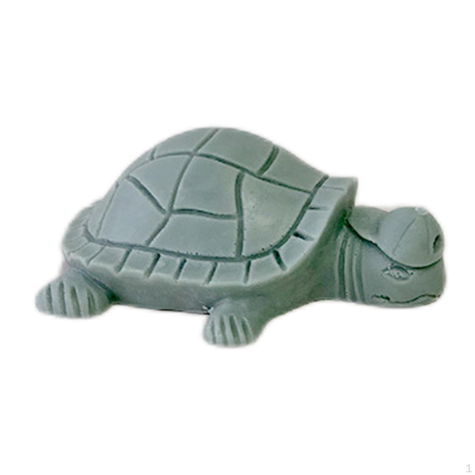 

3D Candle Making Resin Casting Ornament, Soap Crafts Animals Clear Turtle Silicone for Jewelry Turtle 3.5cm
