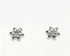 KASHIMA Pt900 Blommiga Örhängen [KASHIMA] [Platina] -Dekorationshänge-