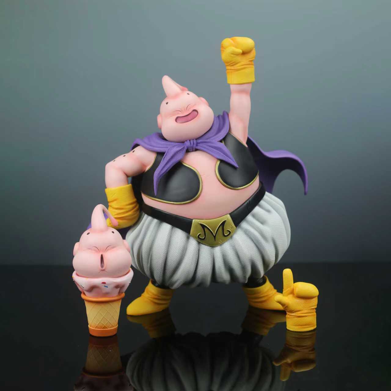 

32cm Anime Figure Majin Buu Peripheral Pvc Model Replace Header Statue Desktop Decoration Ornaments Kids Gifts Toys