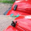 JeCar Hood Latch Lock Hood Lock Catch Kit for Jeep Wrangler 2007-2023 JK JKU