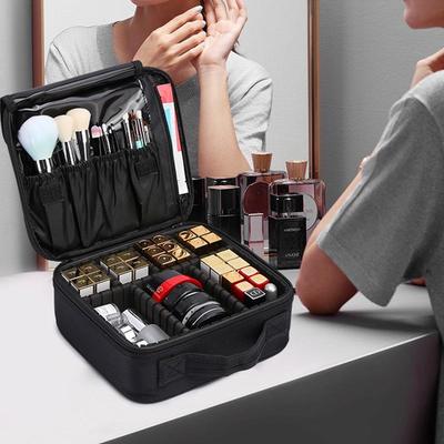 Double-Layer Large Capacity Portable Makeup Bag