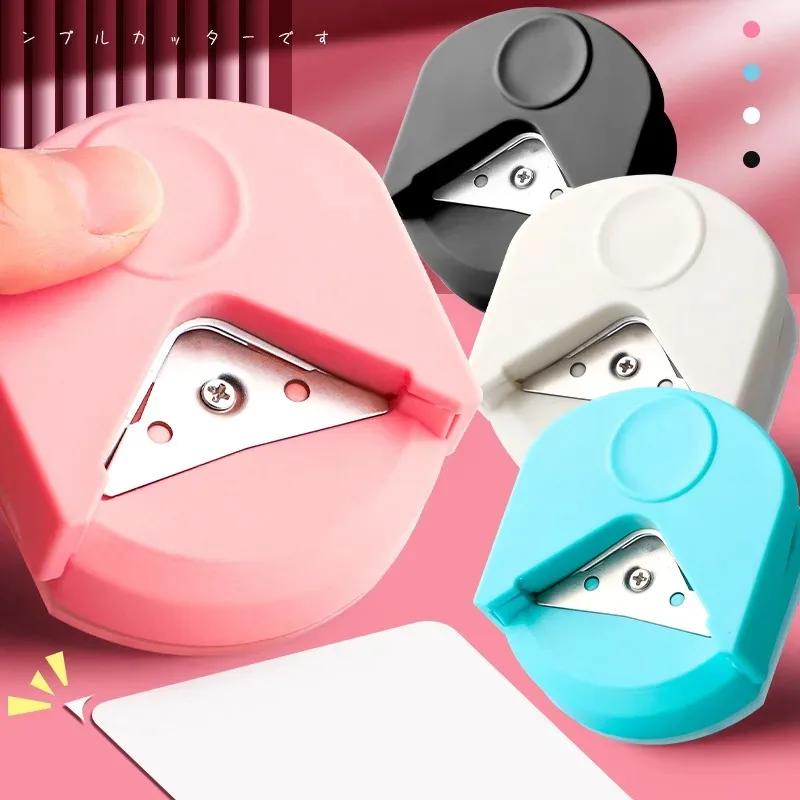 Kreisschneider Button Maker Eckenrundungsmaschine Tragbarer Papierschneider Foto-Karten Schneidwerkzeug DIY Scrapbooking Stanze Lochgerät