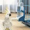 Automatischer Wasserspender für Vögel Papageien Futterkäfig transparent Wellensittich Samenbehälter Futterkäfig Wasserspender