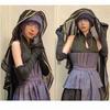 The Last Hyūga Hinata Black Wedding Dress Cosplay Anime Clothing Halloween Costumes For Women Gothic Black Dresses ACGN Party