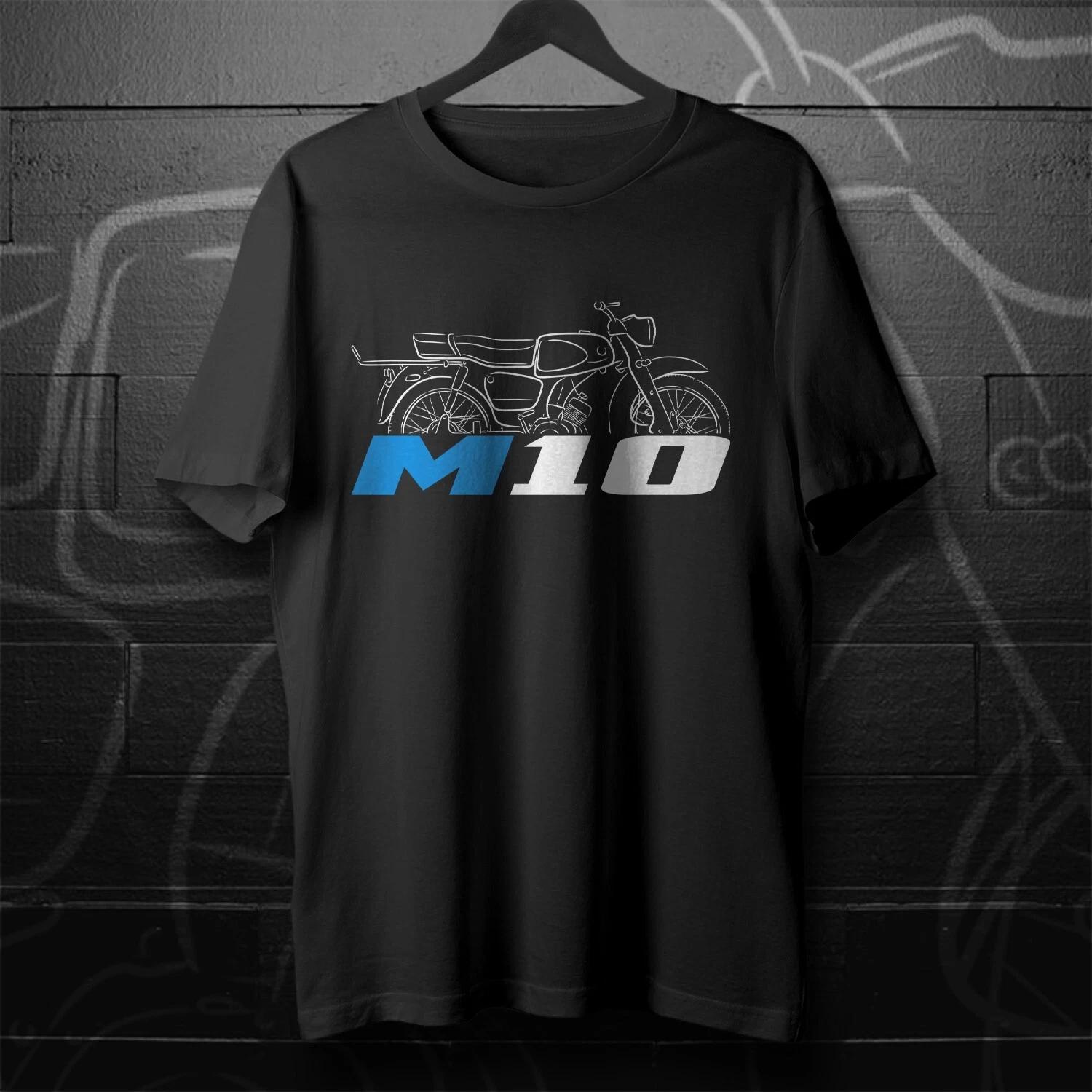 Black men s and women s T-shirt Suzuki M10 - Motorcycle M