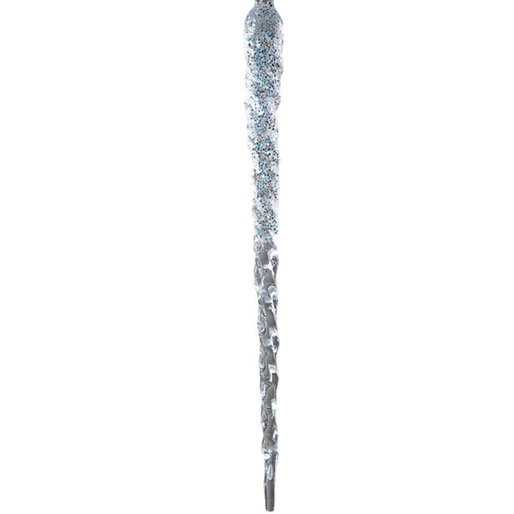 Crystal Clear Icicle Decorations Acrylic Party Holiday Decor Christmas Tree Ornaments