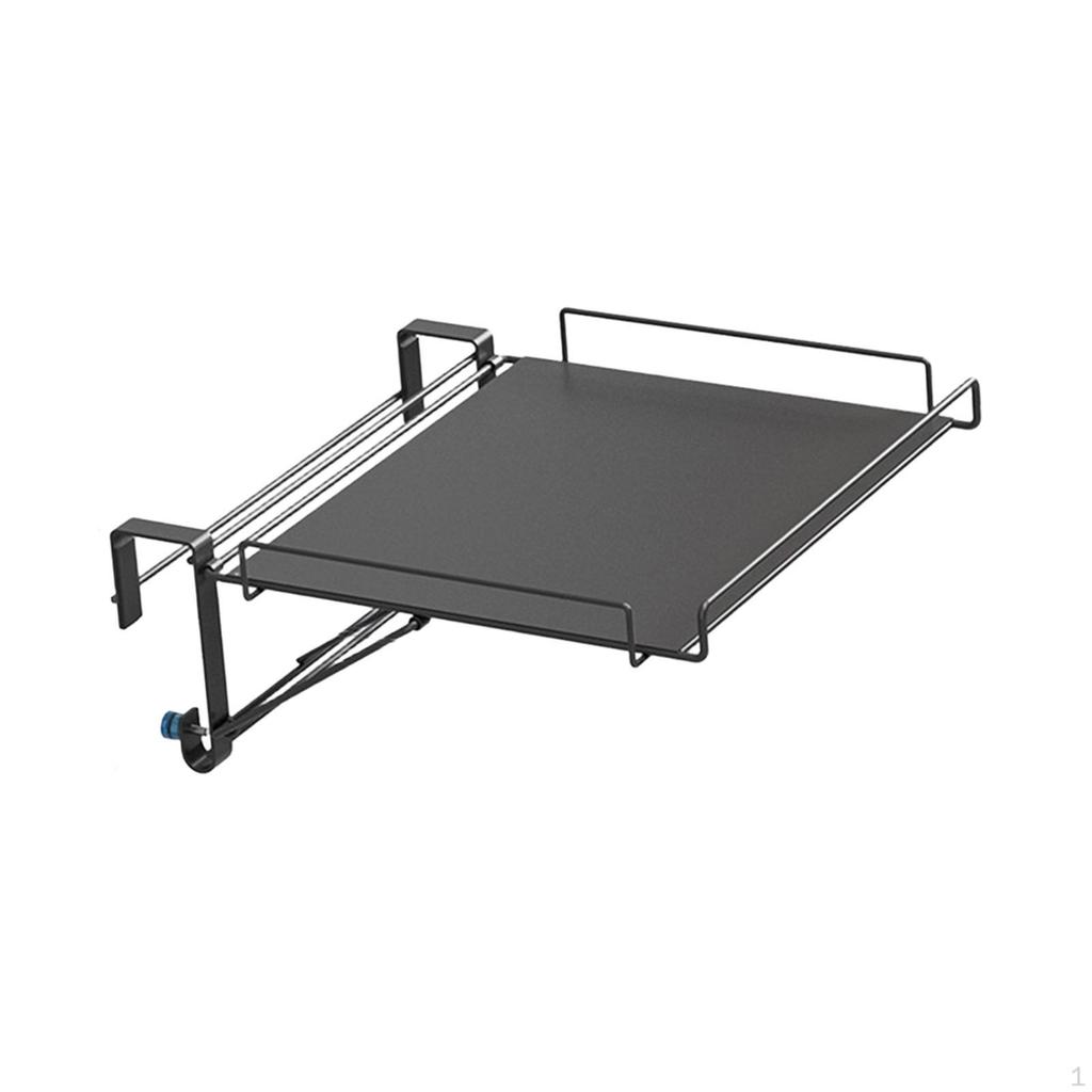 Cabinet Door Storage Rack Organizer Folding, Easy To Clean, Multipurpose, Countertop