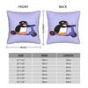 Pingus Pillowcases  Funny Pillow Case For Sofa Car Home Decor Square Pillow Cover