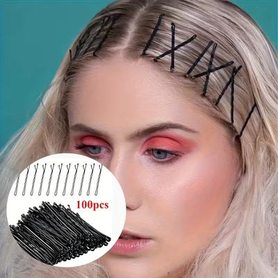 72black Hair Clips,wavy Black Hair Clips for Fixing Hair Clips,suitable for Women,hair Clip Accessories,hair Styling Accessories