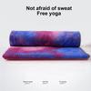 Yoga Towel Sweat Absorption Extra Soft Non-Slip Washable Non-Fading Superfine Fiber Workout Towel Yoga Mat with Anti-slip Grip Dots for Gym