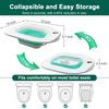 Electric Sitz Bath for Toilet Seat Hemorrhoids Sitz Bath Postpartum Care Tub,Sitz Baths Salts Bowl,Foldable Flusher Bath Basin,Collapsible Sits Bath