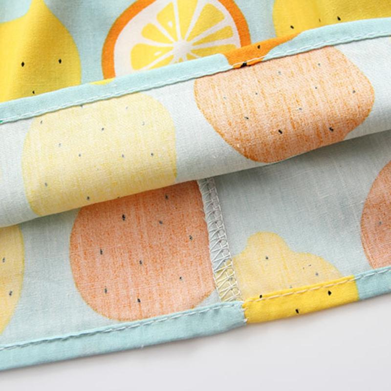 Baby Mädchen Unterkleid Niedliches Kleid mit Fruchtdruck Sommer Kinderkleid