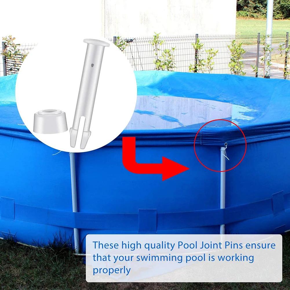 36/24/12 Sets 7cm/6cm/5.5cm Pool Joint Pins with Rubber Seals Replacement for Intex Round Metal Frame Swimming Pool Accessories