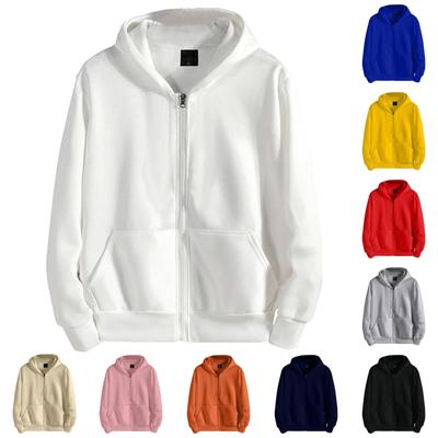 Cardigan de toamnă și iarnă Pulover cu glugă cu fermoar Jachetă cu mânecă lungă pentru bărbați Sport ocazional Top lejer
