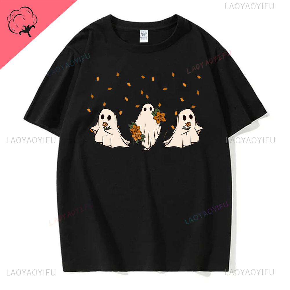 Book Lover Tshirt Boo Reading Books Tshirts Bookish Halloween Women Tshirts Halloween Teacher Gift Clothes Librarian Halloween