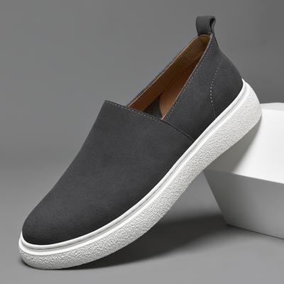 Heiß verkaufte Herren-Wildlederschuhe Europa Amerika Weichsohlige Bequeme Slipper Indoor Outdoor Freizeitstil Herren Low Top Schuhe