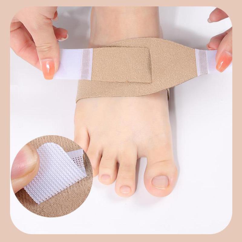 1Pair Arch Foot Pads Men's and Women's Flat Arch Support Pads Adjustable Non-falling Plantar Fascia Half A Yard Pad