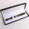 Chinese Enterprises Supply Iridium Nib Acrylic Metal Gifts Pen Leather Gift Box Set Business Signature Pen Ballpoint Pen