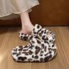 Fashion Home Furry Fur Slides Plush Slippers Fluffy Flip Flops Luxury Slip on Platform Women Fashion Shoe 2024 Zapato De Mujer Designer