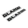 ABS Black Chrome Car Letters Rear Trunk Badge For Mercedes Benz GLA200 X156 H247 Emblem Logo Sticker Lettering Accessories
