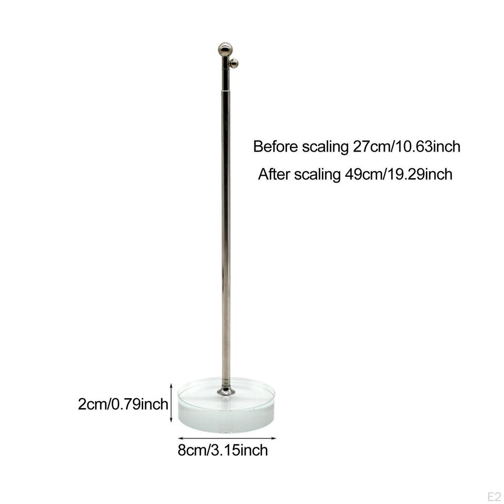 Desk Flag Holder Desktop Stand Office Portable Extension Home House Mini Pole