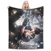 Soft Blankets Travel Love And Deepspace Sylus Bedding Throws  Flannel Bedspread For Home Decor Novelty Sofa Bed Cover