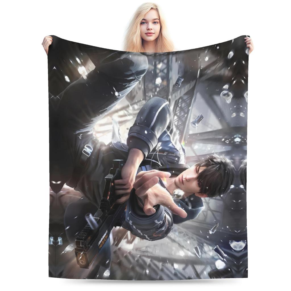 Soft Blankets Travel Love And Deepspace Sylus Bedding Throws Flannel Bedspread For Home Decor Novelty Sofa Bed Cover