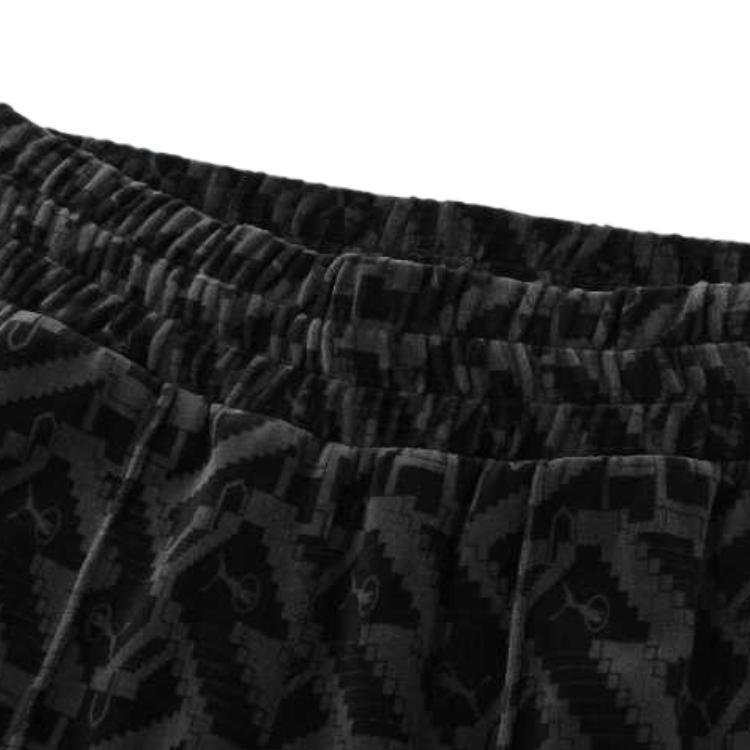 Puma X Squid Game Samarbeid T7 Snøring Casual Rettben Strikk Sportsbukser Damebukser Svart 627433-01