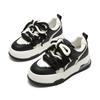 Bread Shoes Women's Spring New Board Shoes Platform-soled Casual Versatile Heightening Shoes Breathable Leather Sports Little White Shoes Women's Shoe