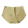 Japanese Thread High Elastic Underwear Comfortable Mid Waist Underwear Antibacterial Women's Underwear Fashionable Triangle Pants