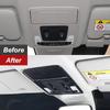 Front Roof Reading Light Panel Lamp Frame Cover Sticker Trim For Honda CR-V CRV 2023 ABS Car Styling Accessories