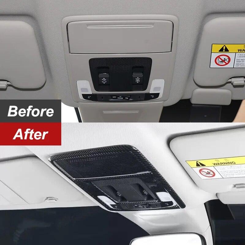 Front Roof Reading Light Panel Lamp Frame Cover Sticker Trim For Honda CR-V CRV 2023 ABS Car Styling Accessories