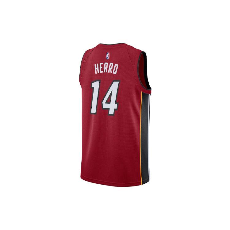 Nike NBA Basketball Jerseys Men's Red Moderate Straight Fit CV9483-608