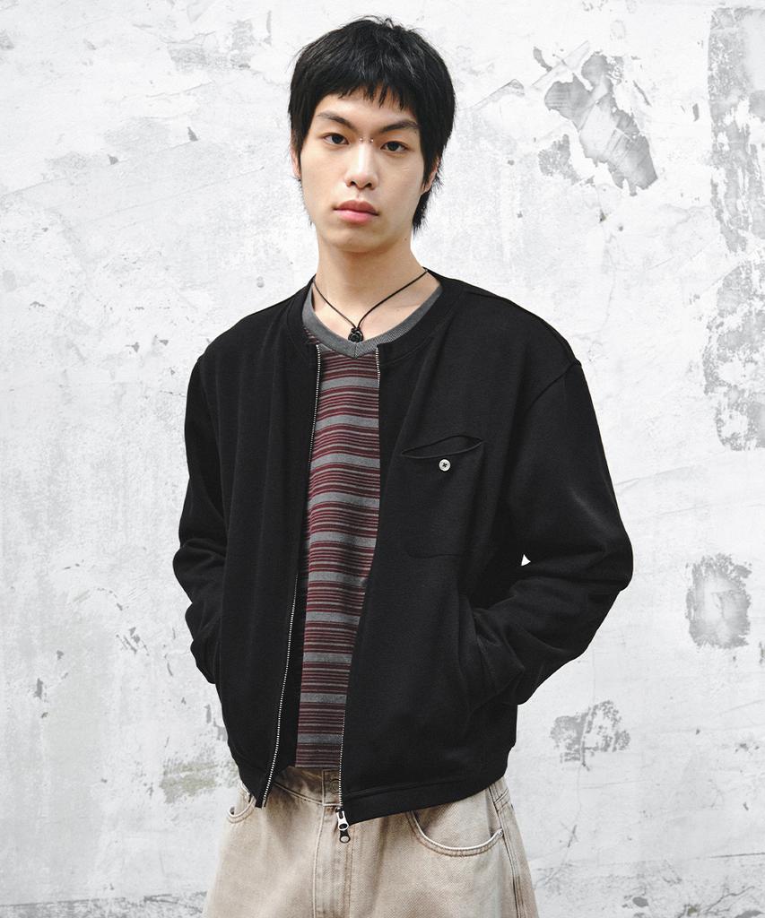 Intempomood Stroll Zip-Up Cardigan_Gray