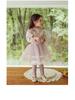 2025 Spring Vintage Puff Sleeve Lace Collar Shirt for Toddler Girls