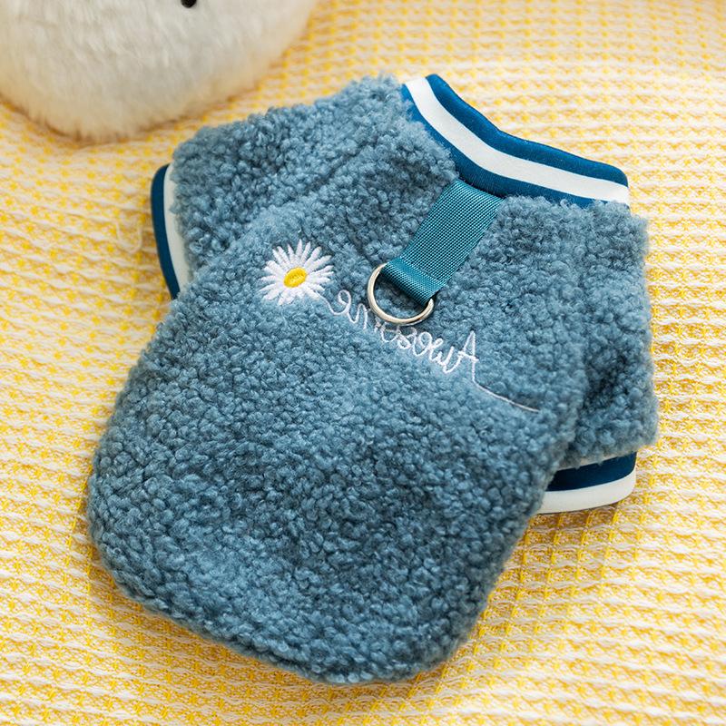 Dinosaur fleece autumn and winter pet clothes puppies dogs cats VIP Pomeranian Yorkshire Schnauzer clothing