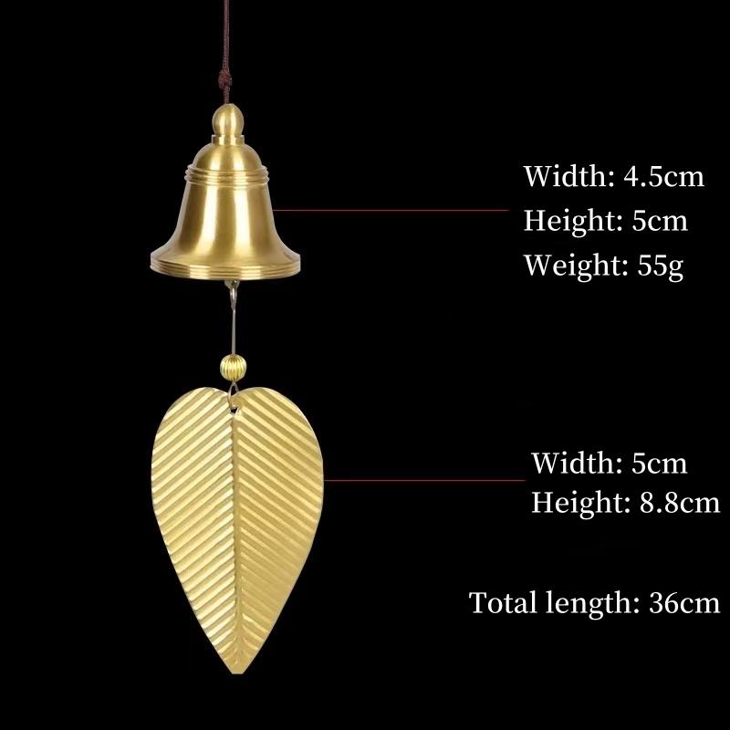 Pure Copper Wind Chime Pendants,Japanese Copper Wind Chime Door Decorations,Creative Home Balcony Feng Shui Bells,Car Pendants