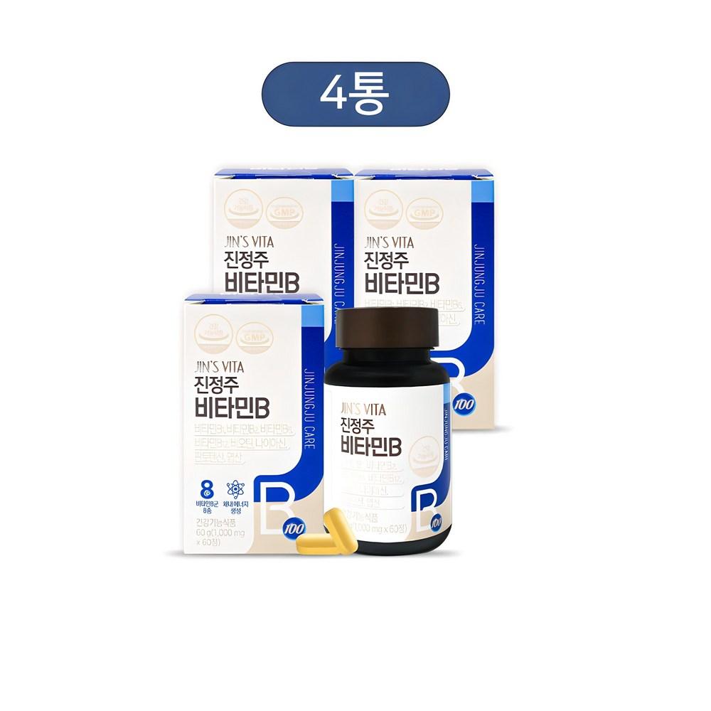 Jinjeongju Vitamin B Jinjeongju Mall Jinyaksa Mall 4 pcs 60 tablets