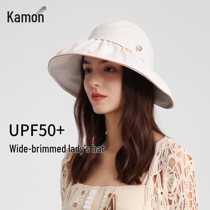 Складная шляпа-козырек Kenmont для высокой прически 55-60cm
