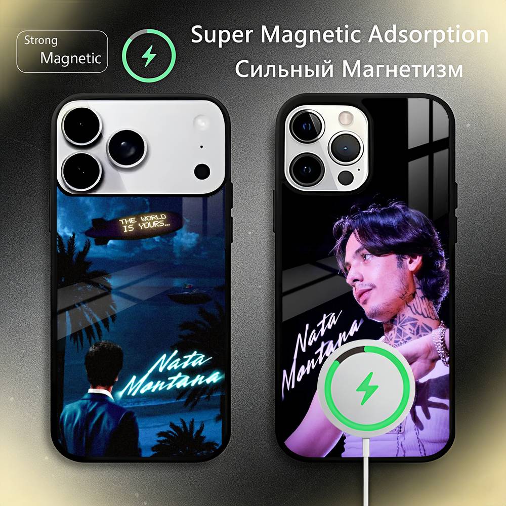 N-Natanael C-Cano Phone Case For iPhone17,16,15,14,13,12,11 Plus,Pro Max, New Magnetic Wireless Charging