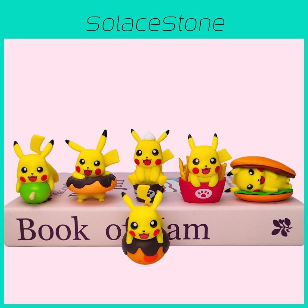 Dessert Pikachu Toy Garage Kit Anime Model Periphery Office Ornament