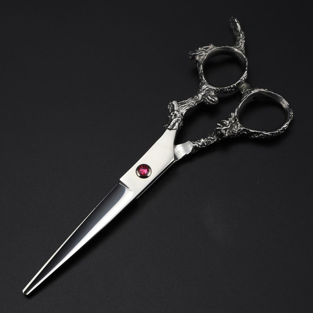 6.0 inch, color, strange dragon handle, hair scissors, hair scissors, flat scissors, tooth scissors can be determined outside LOGO 7H