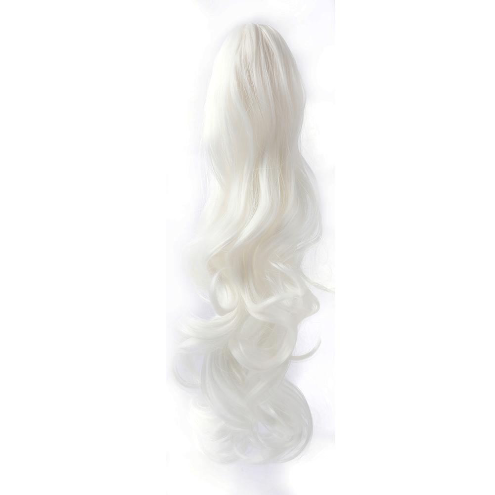 Claw Clip Ponytail Extension 18"&24 Clip In Wavy Synthetic Ponytail Hair Extensions Long Pony Tails for Women Extensions