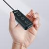 3 Keys Portable Keypad Keypad USB Macro Programming Key USB Connection Keyboard for Game Support Multiple Platform