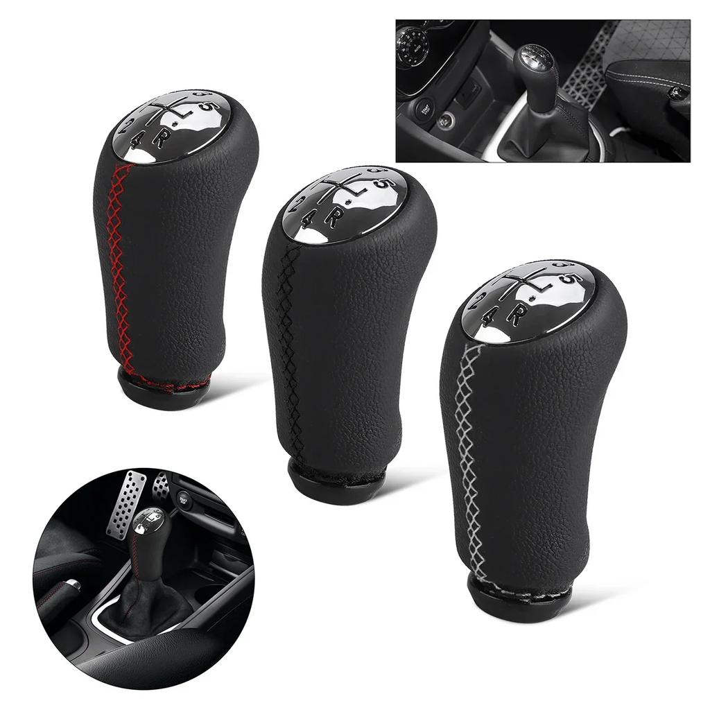 Renault  Manual Shift Suitable for Renault Megana Gear Head Accessories Leather Lever Head Three Colors with Red White Black