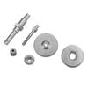 RC Transmission Gear Set Gear and Shaft Stainless Steel for AXIAL SCX24 AXI90081 AXI00001 AXI00002 1/24 RC Car
