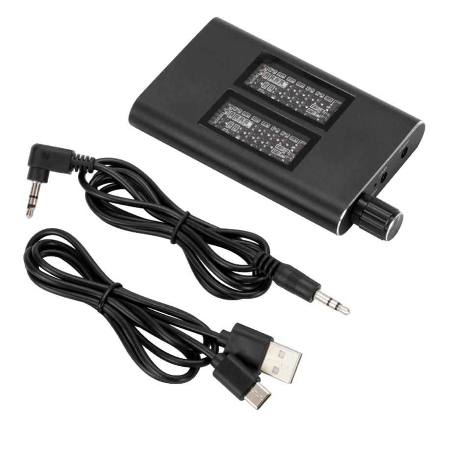 Grwibeou 16-300 ohm Headphone Amplifier 16-150 ohm HiFi Earphone Amplifier 3.5mm Jack Aux Portable Adjustable Audio Amp