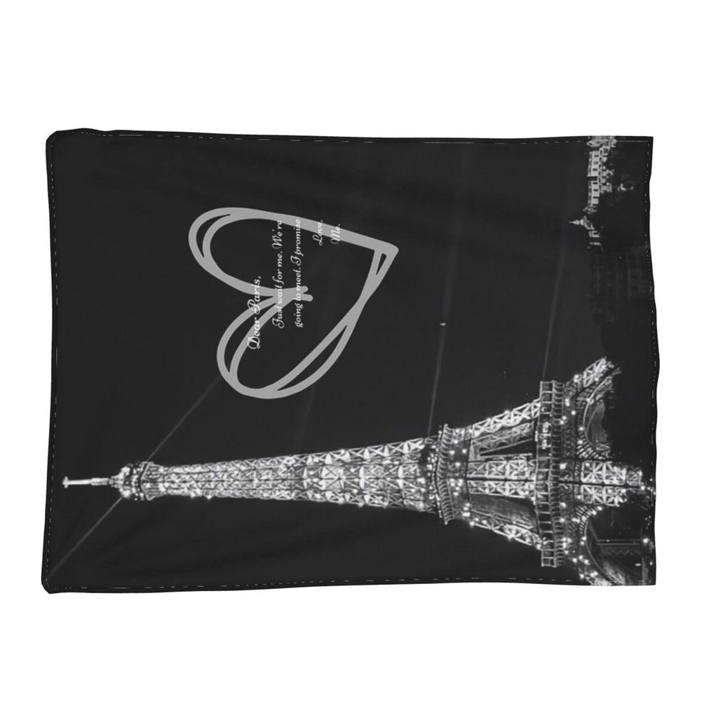 Paris Eiffel Tower Blankets Soft Warm Flannel Throw Blanket Bedding for Bed Living Room Picnic Travel Home Couch